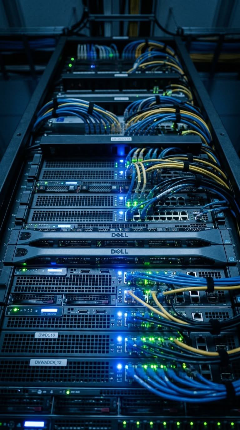 Server infrastructure representing Northolt Bank's fraud-detection environment